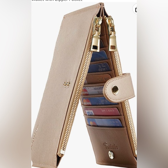 Travelon Handbags - Travelambo Womens Wallet RFID Blocking Bifold Multi Card Case Wallet with Zipper